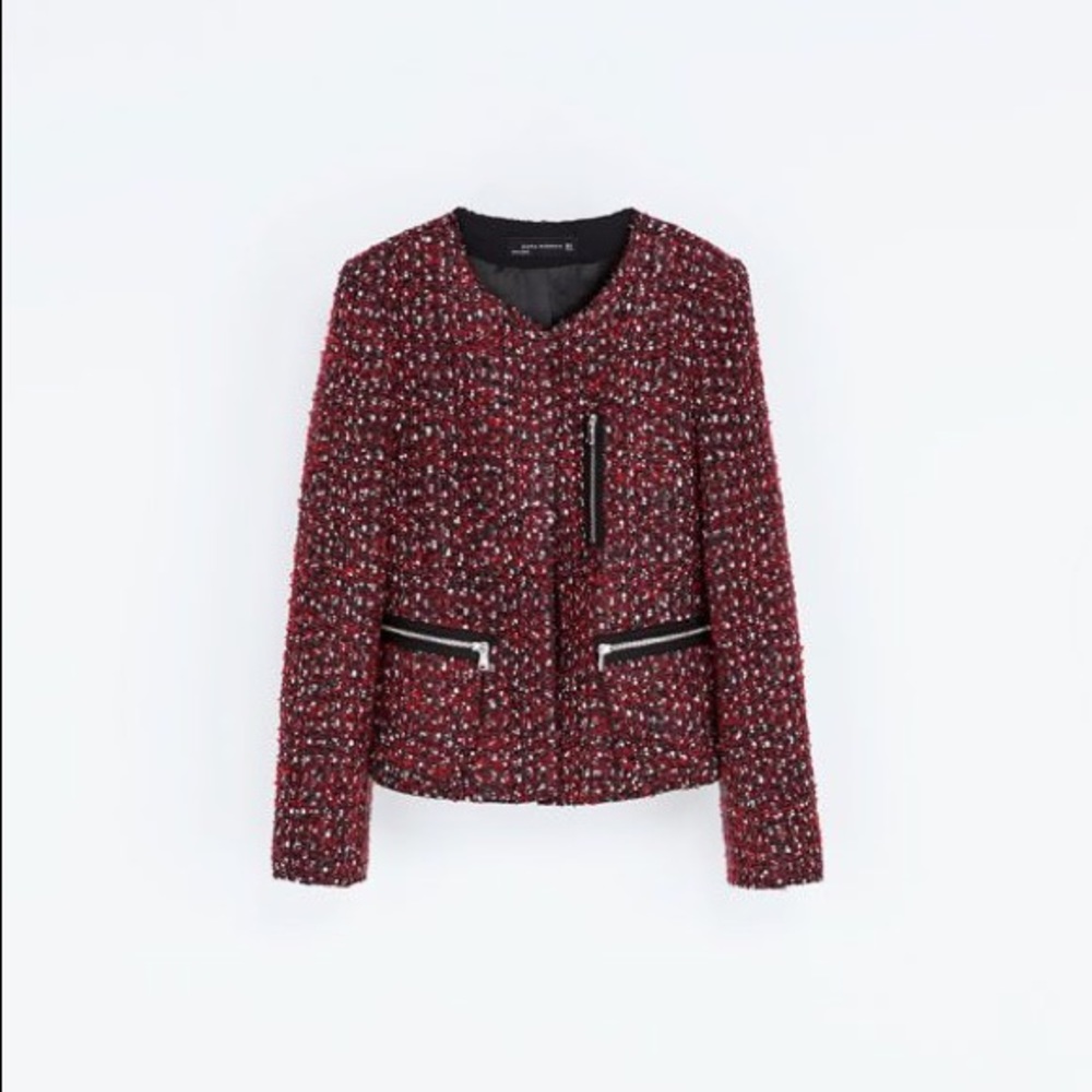 Zara tweed blazer